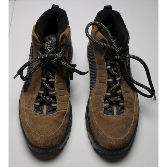 Latitude Jr 7247 Hiking Boots Size 4 Brown Outdoor Trail Shoes Durable Adventure - Picture 1 of 12